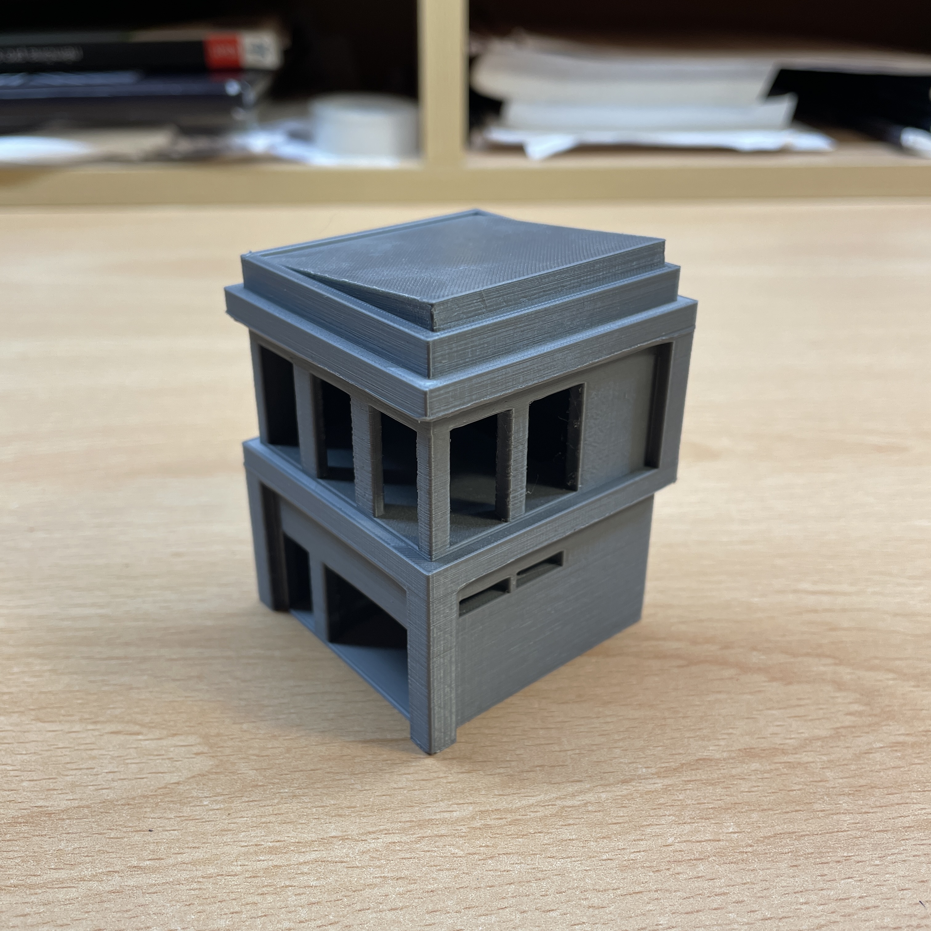 City house with garage
