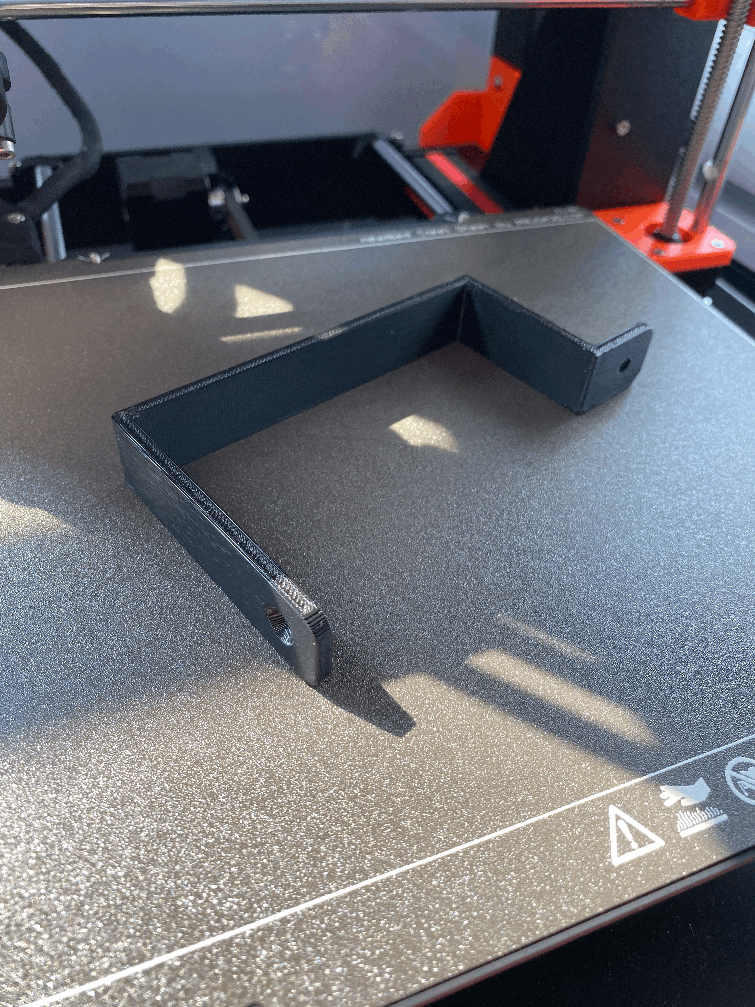 Prusa i3 Mk3/S+ Power Supply Holder - Straight Side