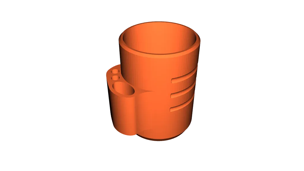 Can koozie with lighter and cig holder by Alex Lawson, Download free STL  model