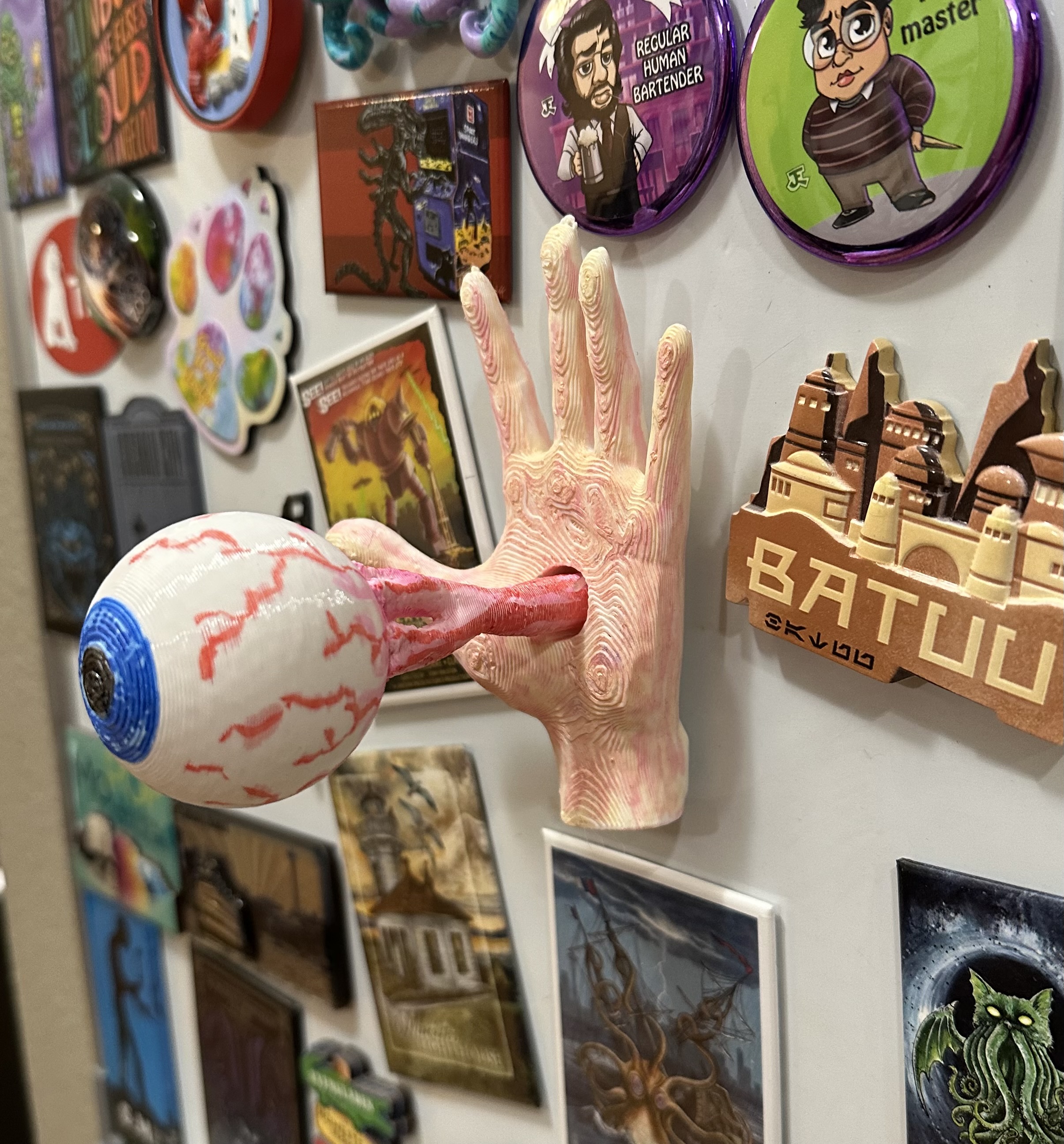 Hand Eye Coordination Magnet and optional Enclosure Door Handle