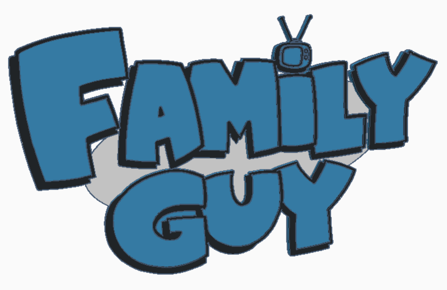 Family Guy Logo Sign By Te.3d 