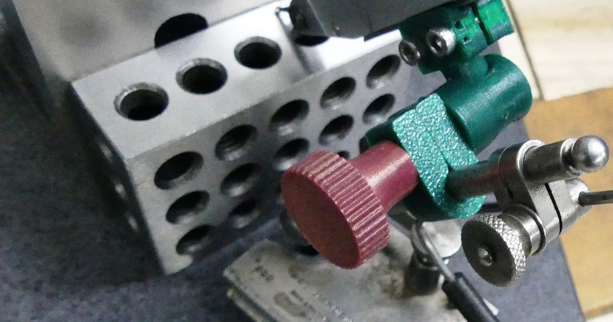 Mounting Clamp for Dial Test Indicator by werz 99 Download free STL