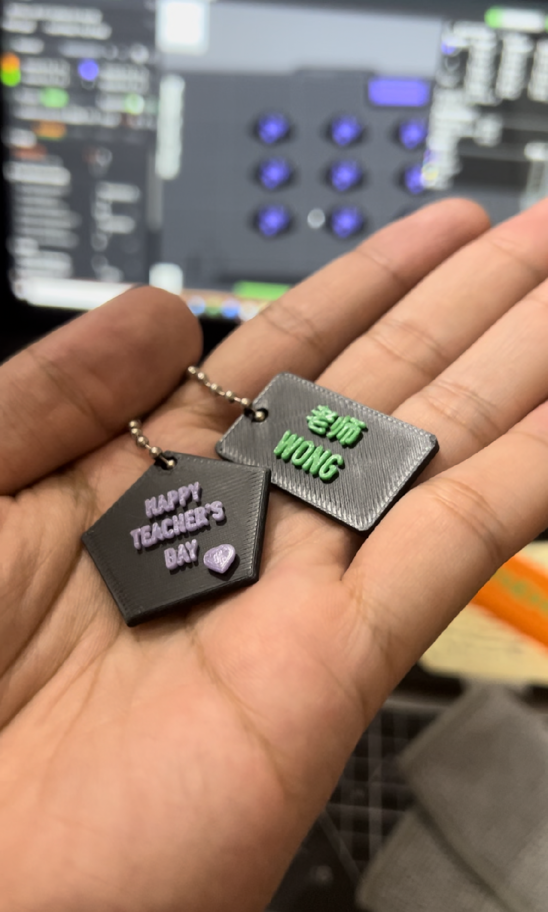 Happy Teachers Day Keychain