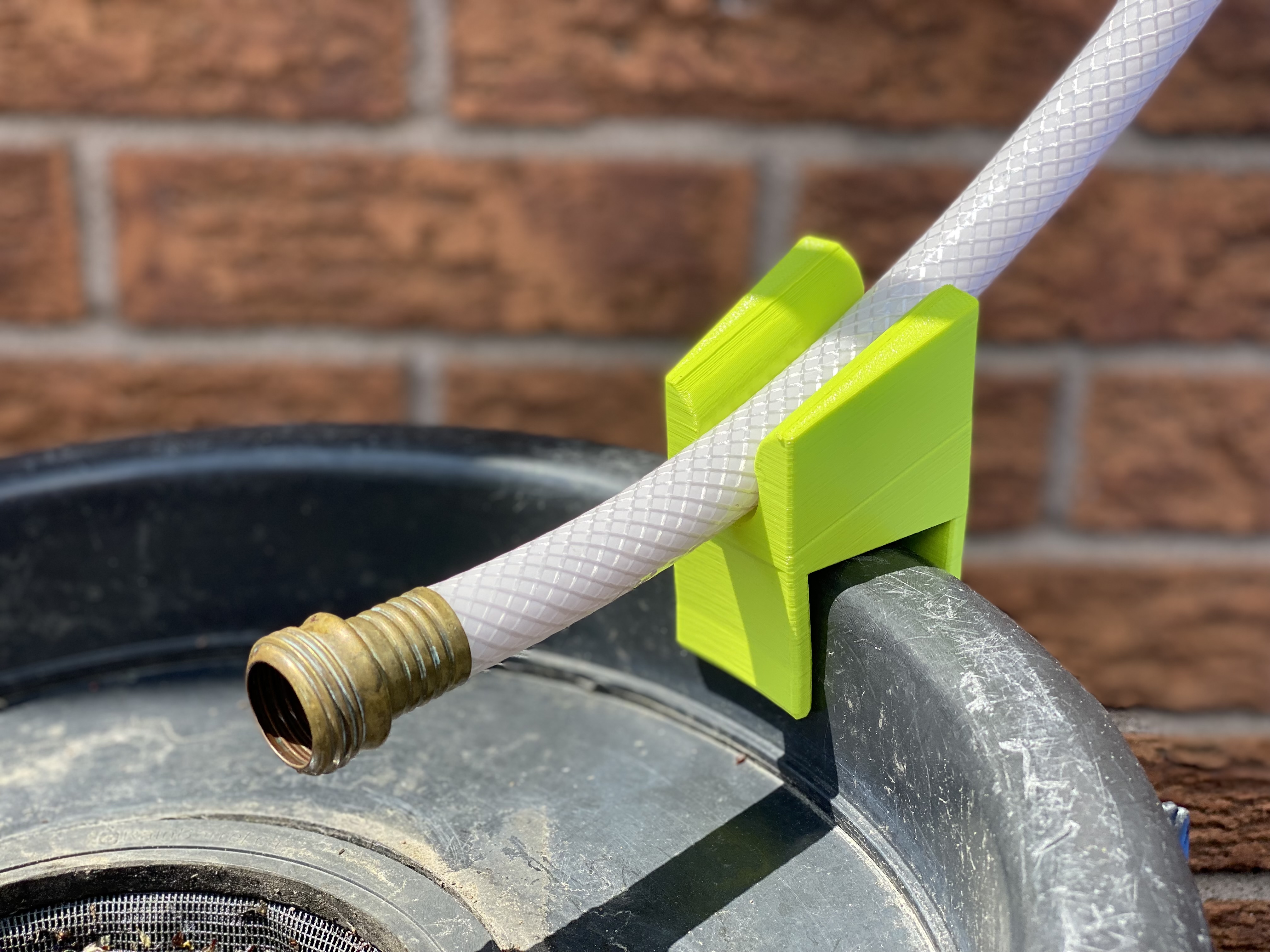 Rain Barrel Hose Clip By Adam Download Free STL Model Printables Com   Img 0274 