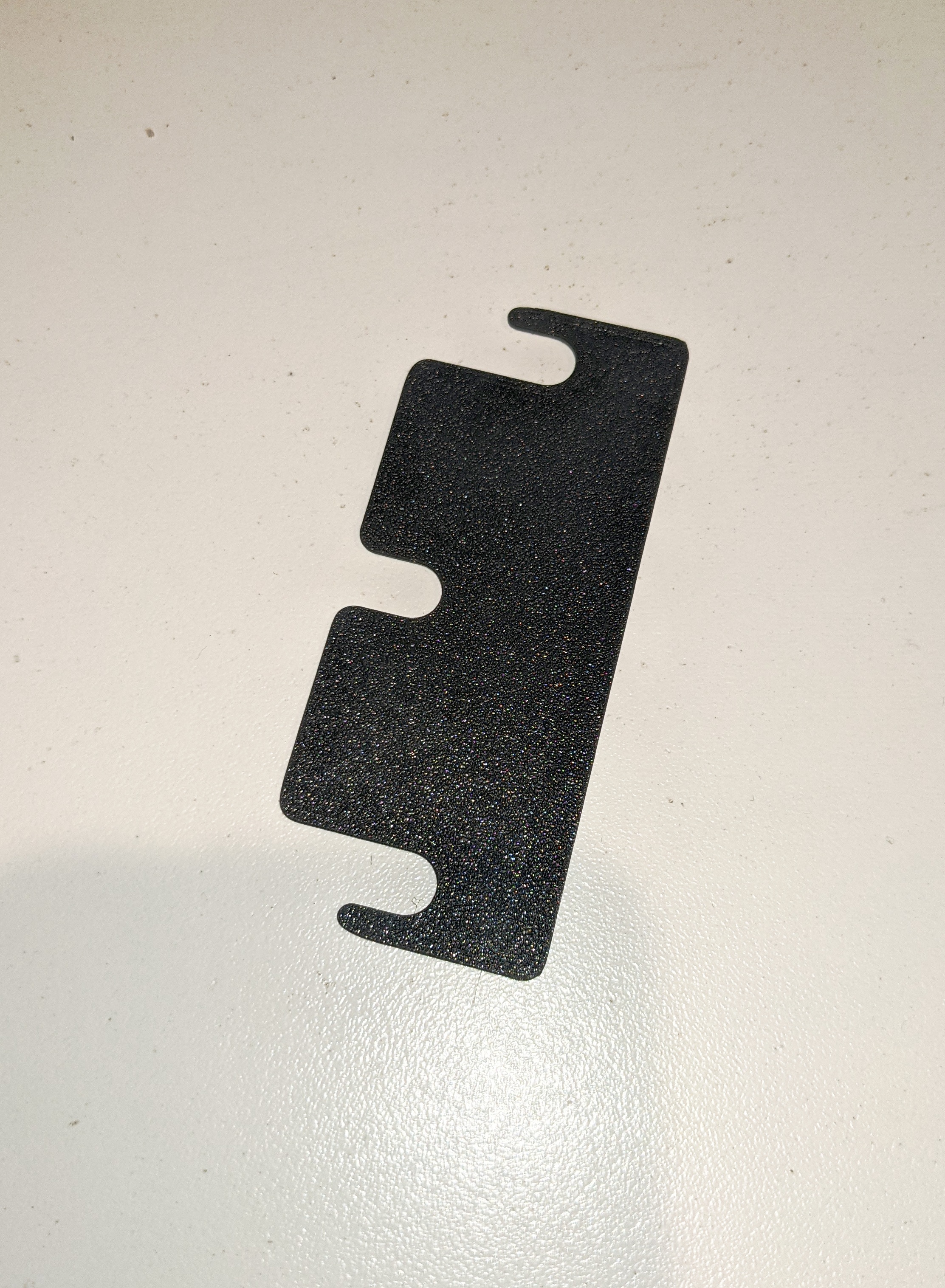 Slip in Door Hinge Shim - 3-1/2" Radius Corner - 3 Screw Hinges