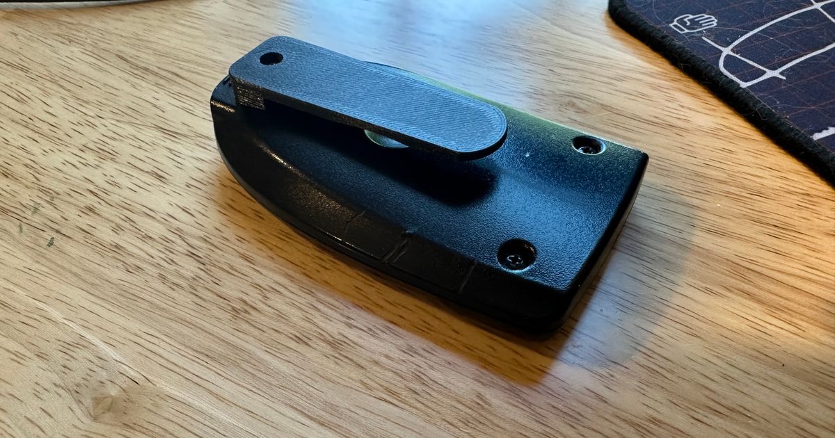 MGI Zip Navigator Remote Belt Clip by booshi Download free STL model