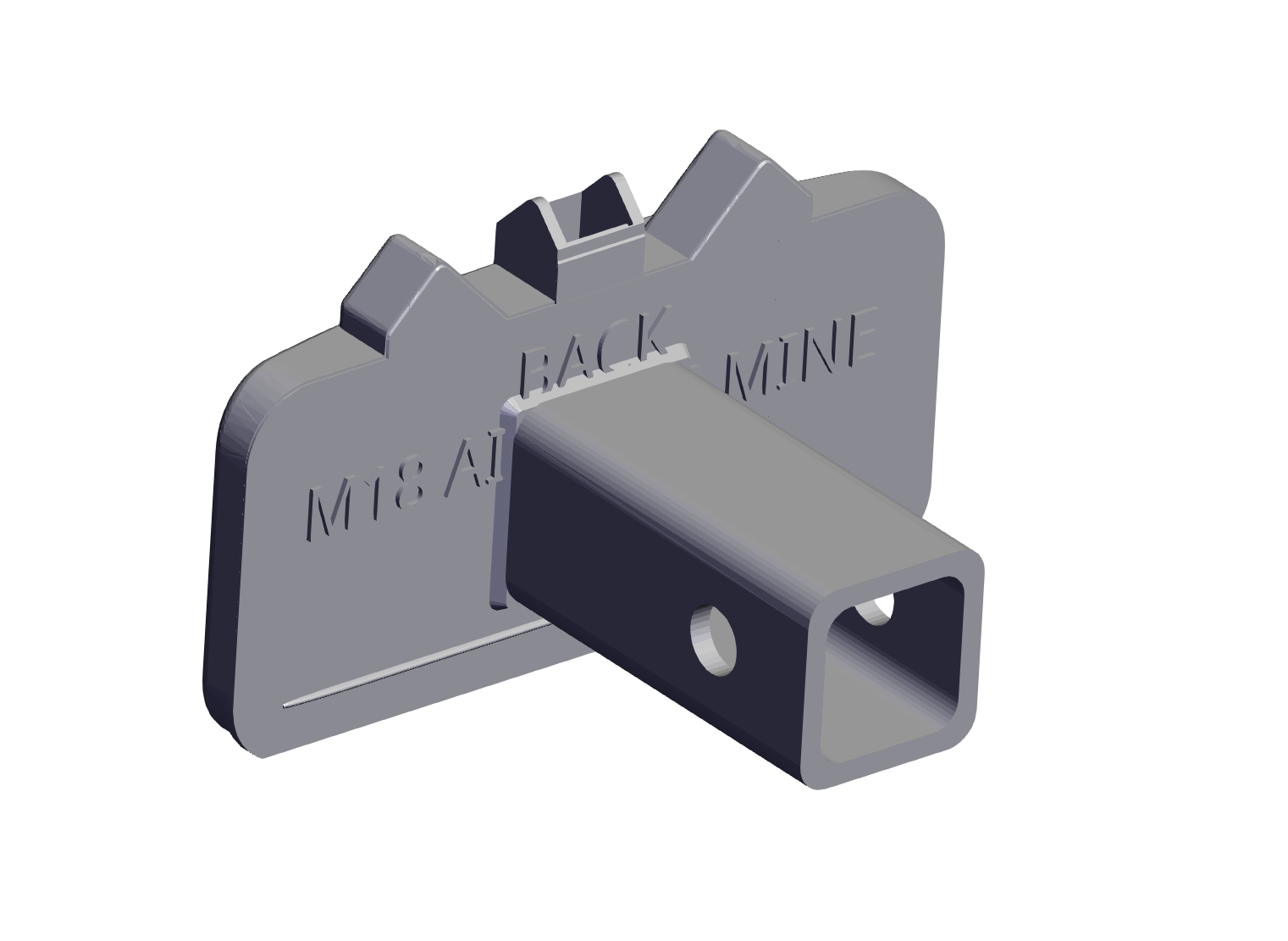 M18A1 Claymore mine 2" hitch cover