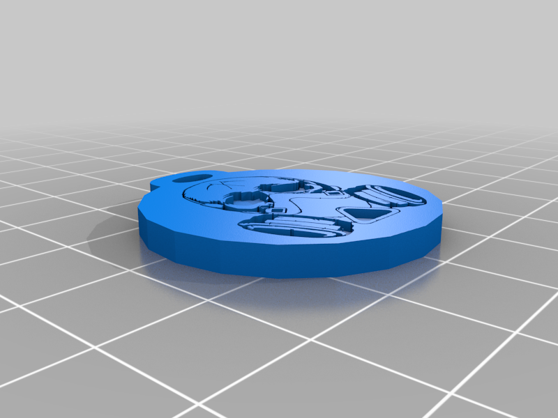 Doomsday Discs zipperPull / keychain