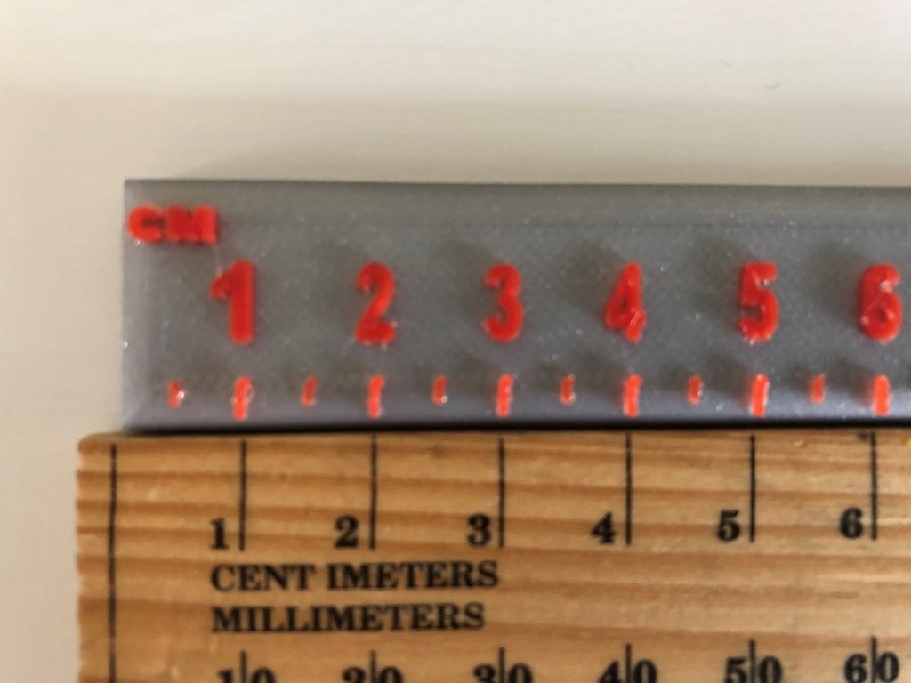 5.8 inches deals on ruler