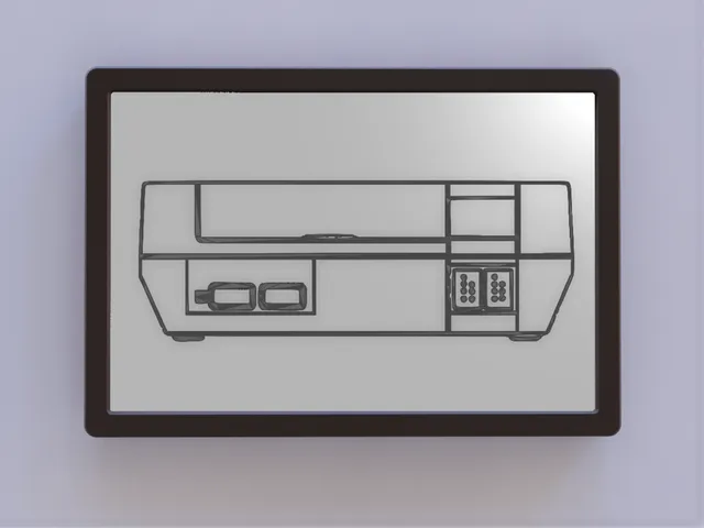 NES Console Front Patent Art