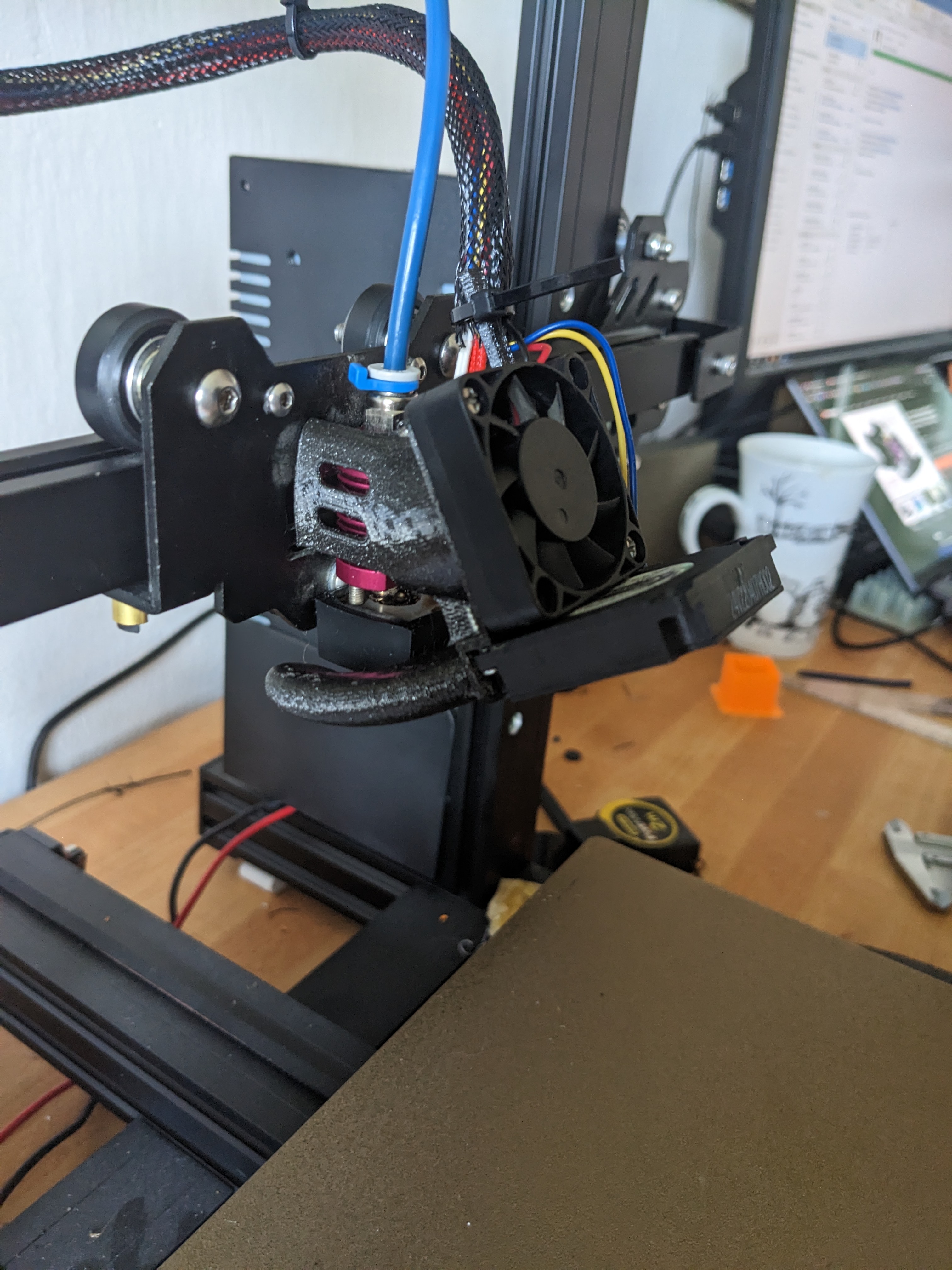 Mini-Me v4 lightweight Elegoo Neptune 2s Hotend Duct Remix