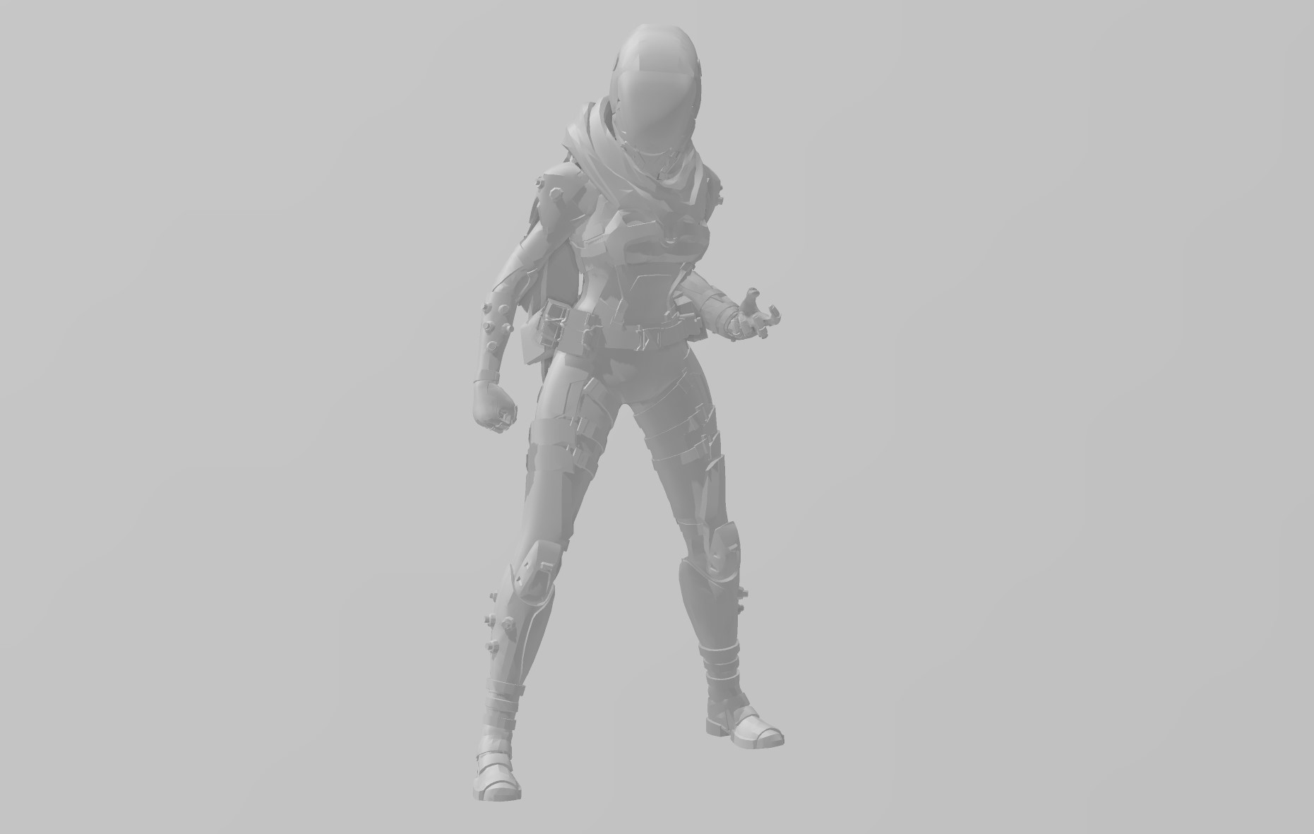 Apex legends / Void Walker Wraith Low-Poly