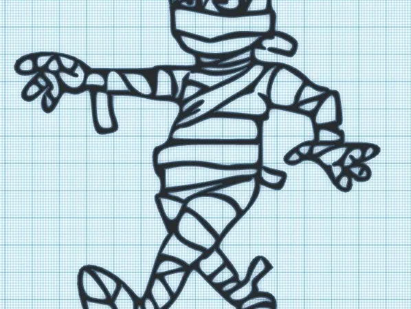 mummy   - wall art