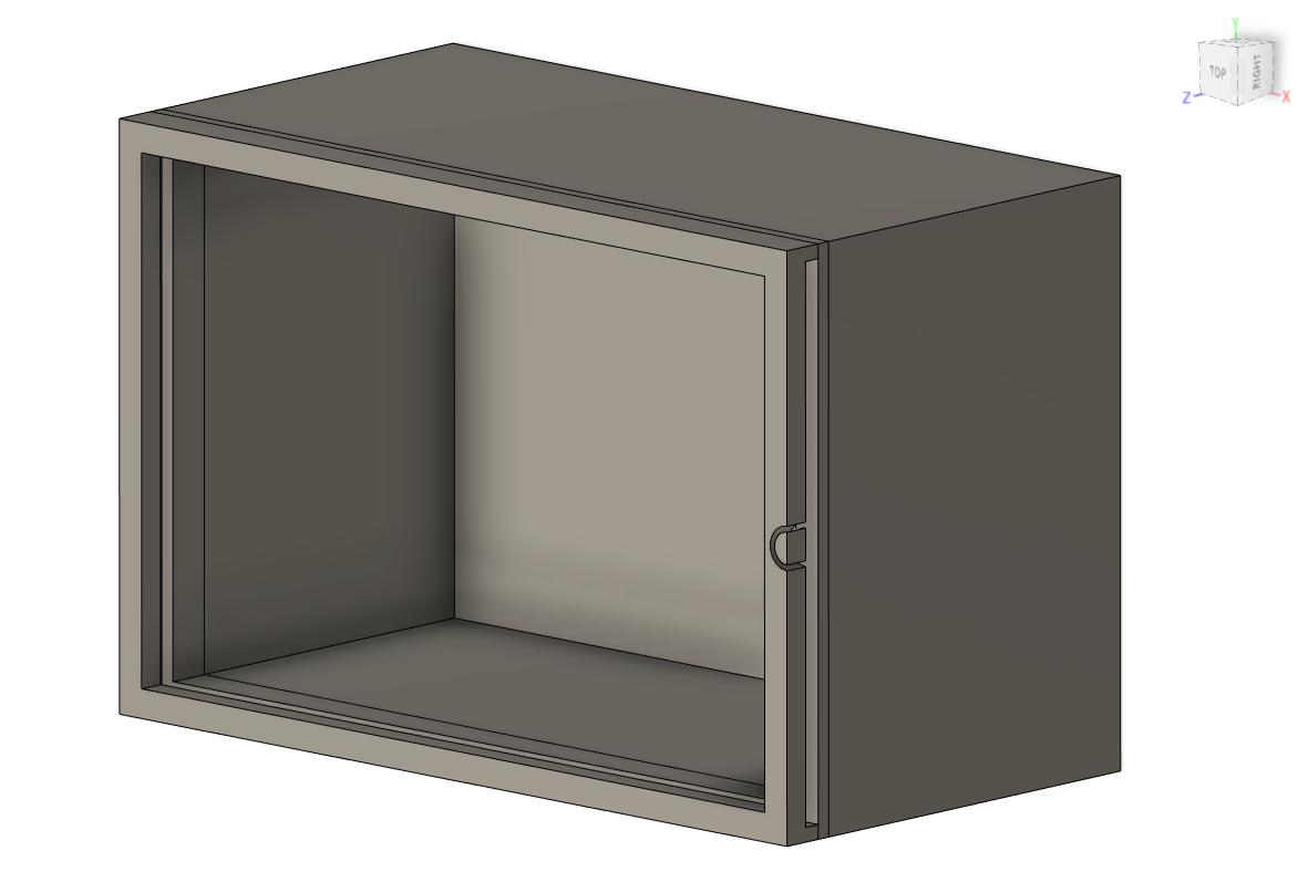 Fully parametric display box by Kiril Krastev Download free STL model