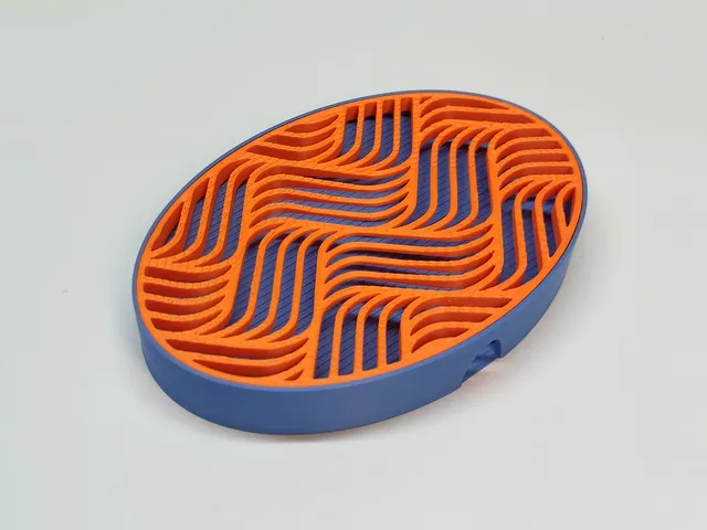 customizable soap / sponge dish / holder - normal with plate or organic support