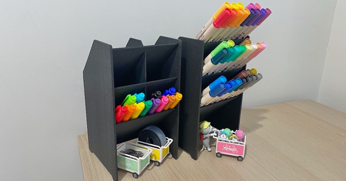 Pen holder  Planner desk – Krels Creations