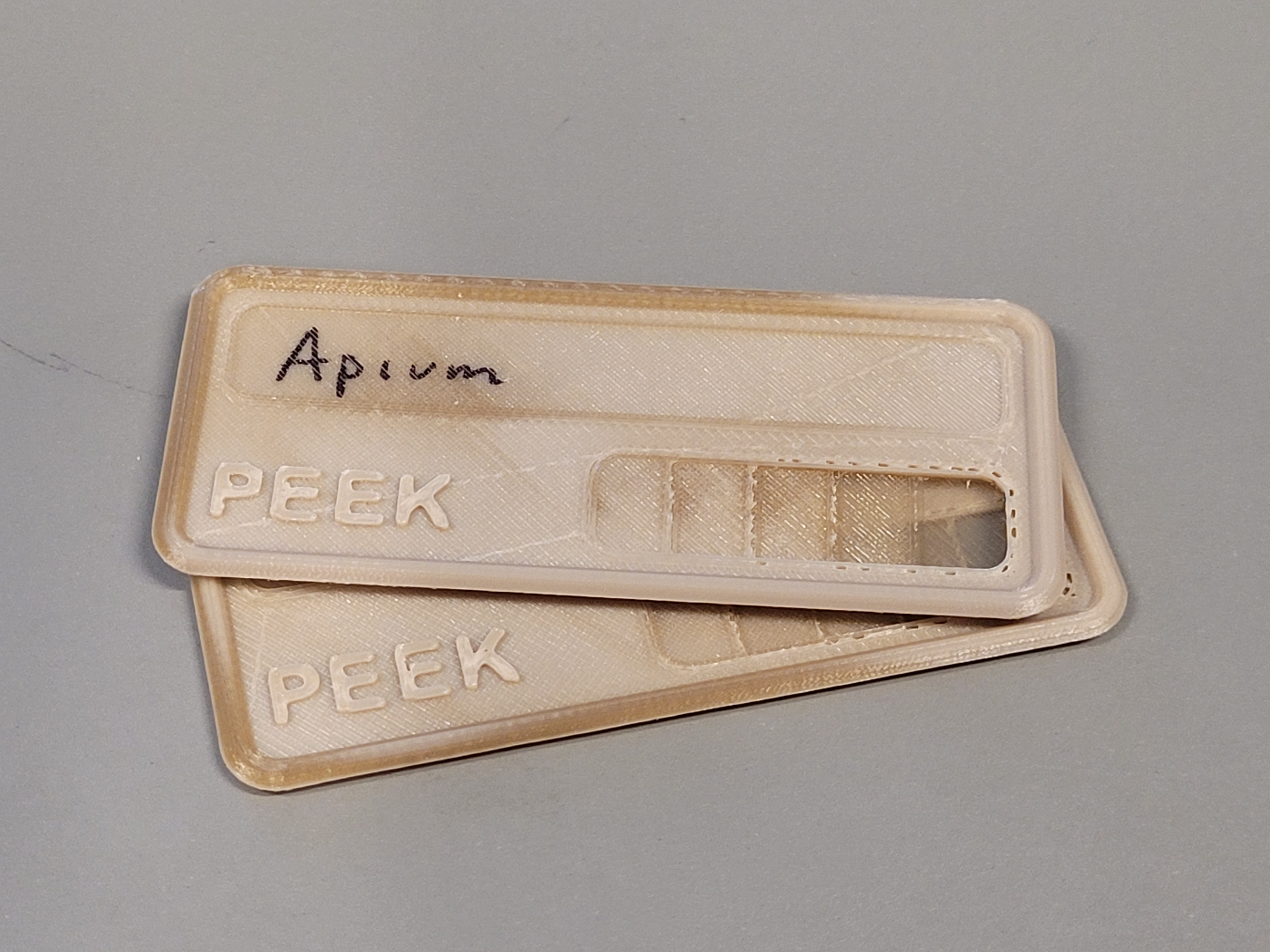 PEEK, COC and CPE+ sample cards 3D model thumbnail