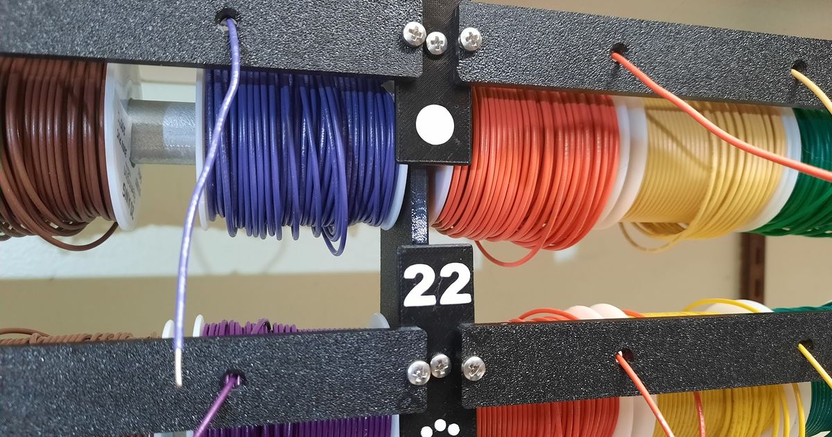 Wire Spool Holder by holla2040 Download free STL model