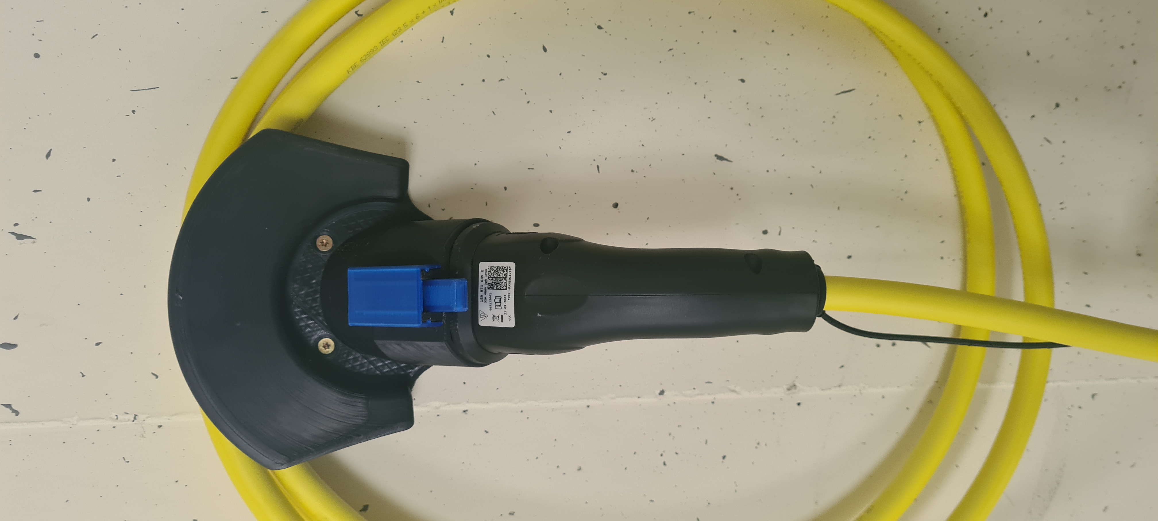 Elektroauto Typ 2 Wandhalterung / Electric car type 2 wall bracket by