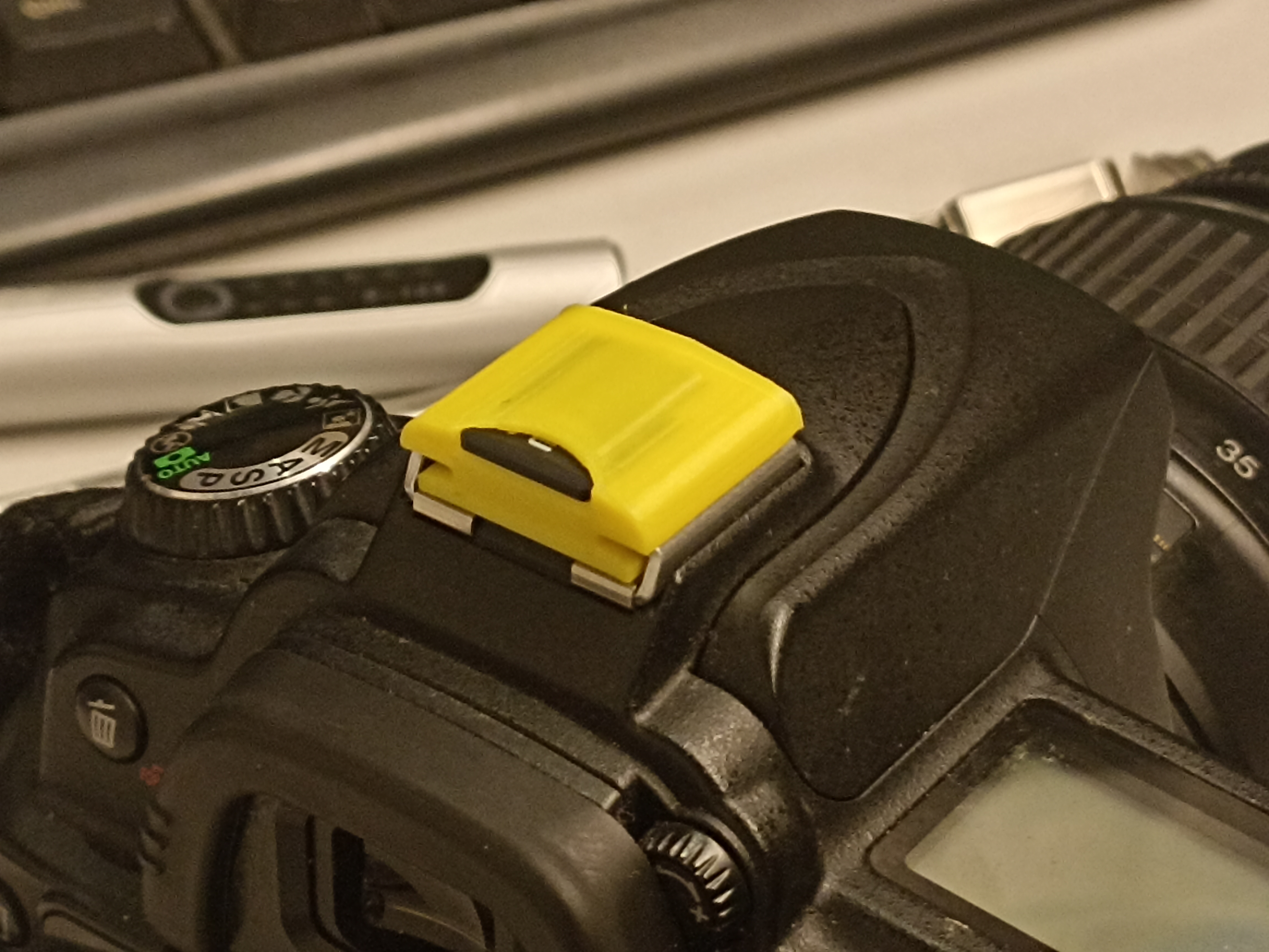 Camera Flashlight Hot Shoe CoverCapMicroSDCard holder
