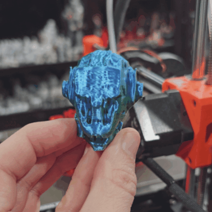 Xeltroniq: The AI Robot Head