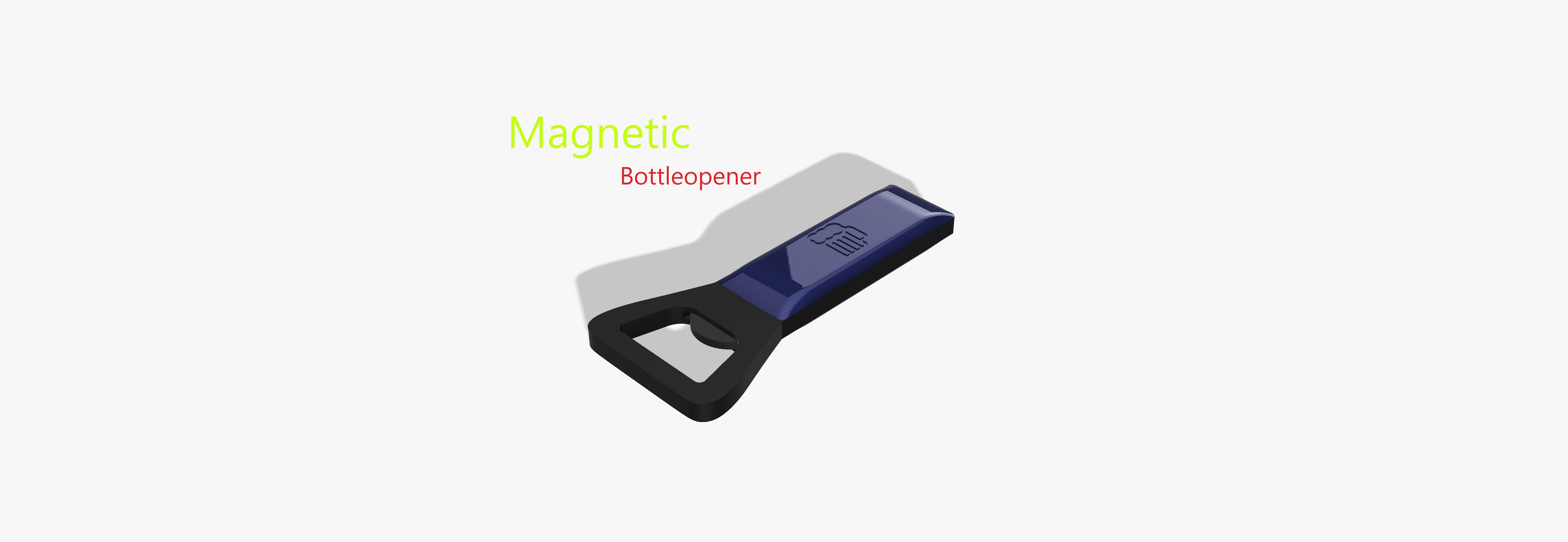 Magnetic bottle opener