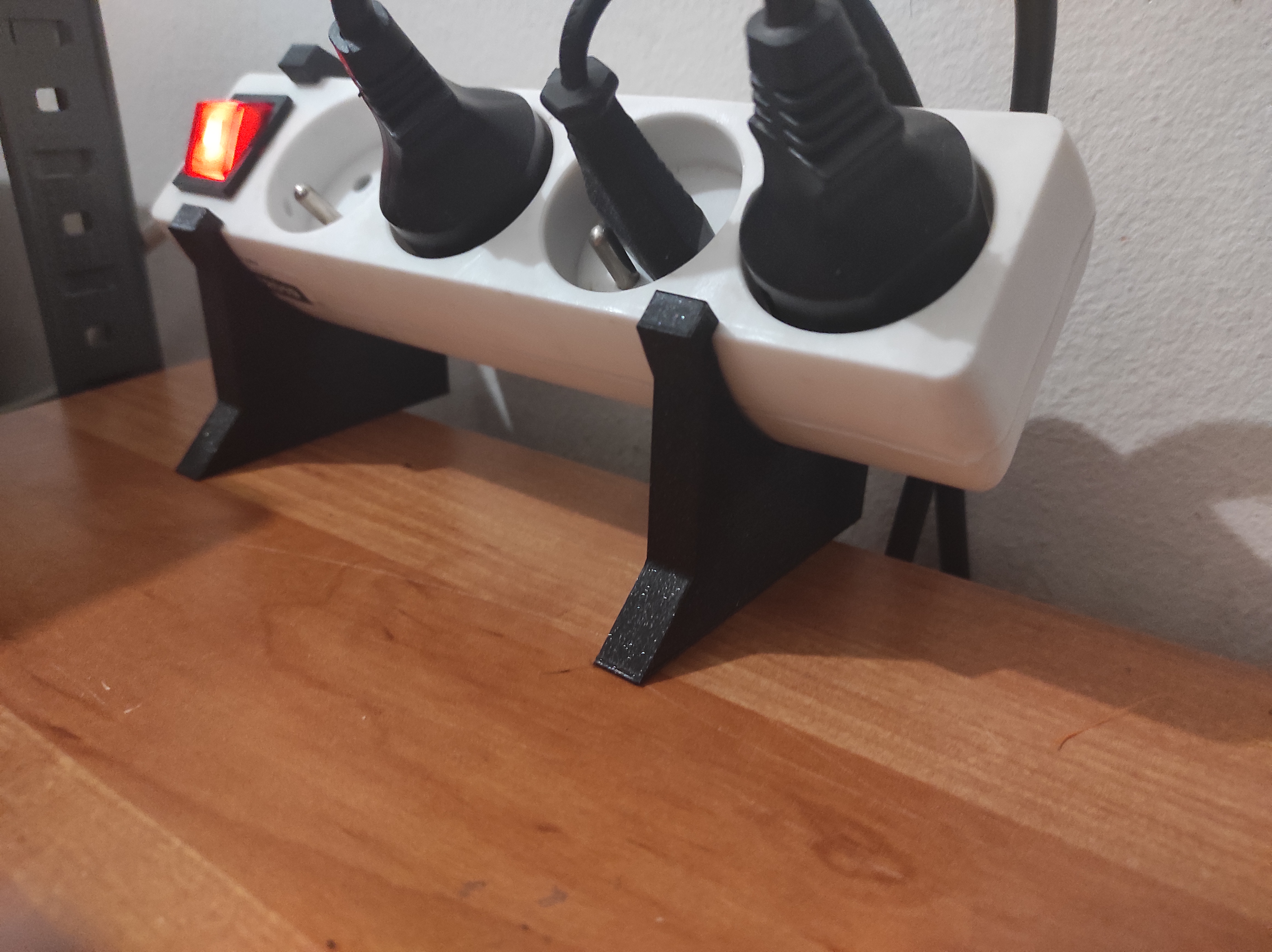 EU power cord holder