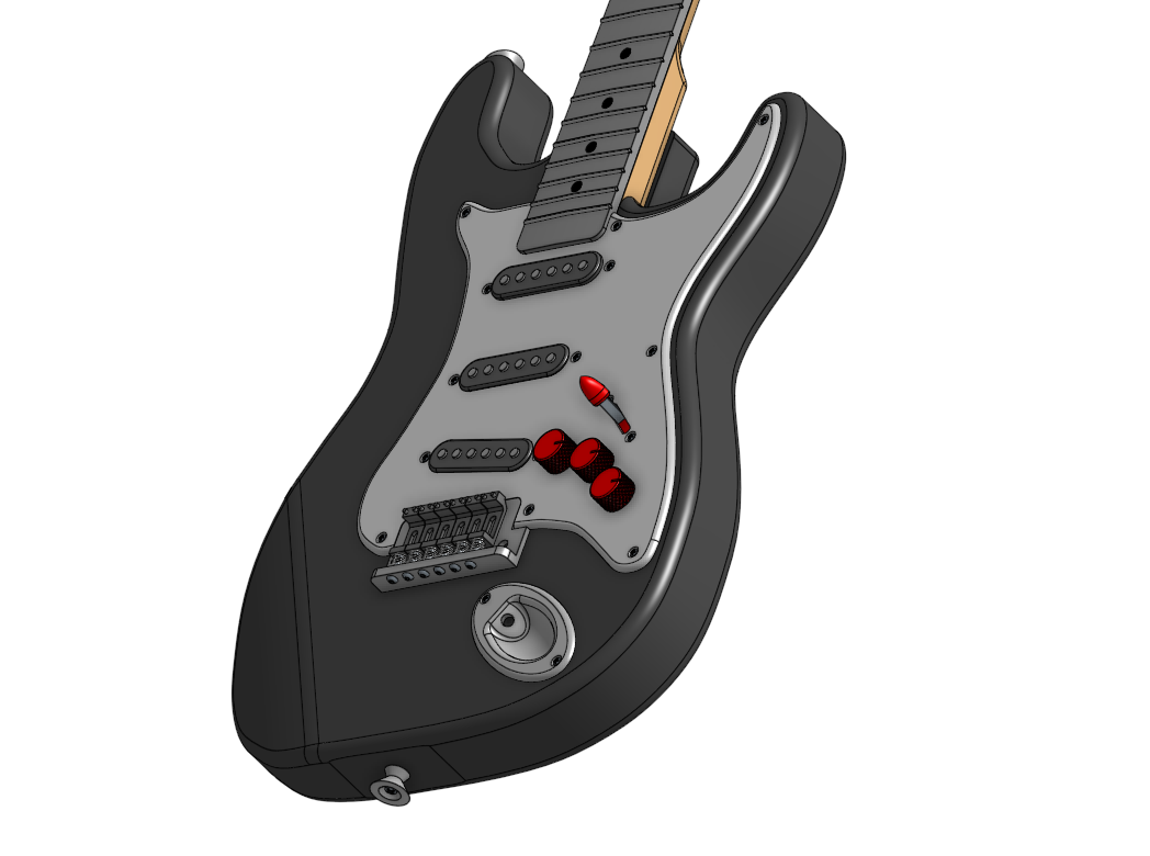 stratocaster-electic-guitar-model-files-step-onshape-stl-by