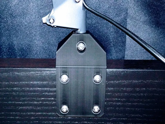 Lamp mount for Malm headboard and Tertial desk lamp