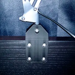 Lamp mount for Malm headboard and Tertial desk lamp
