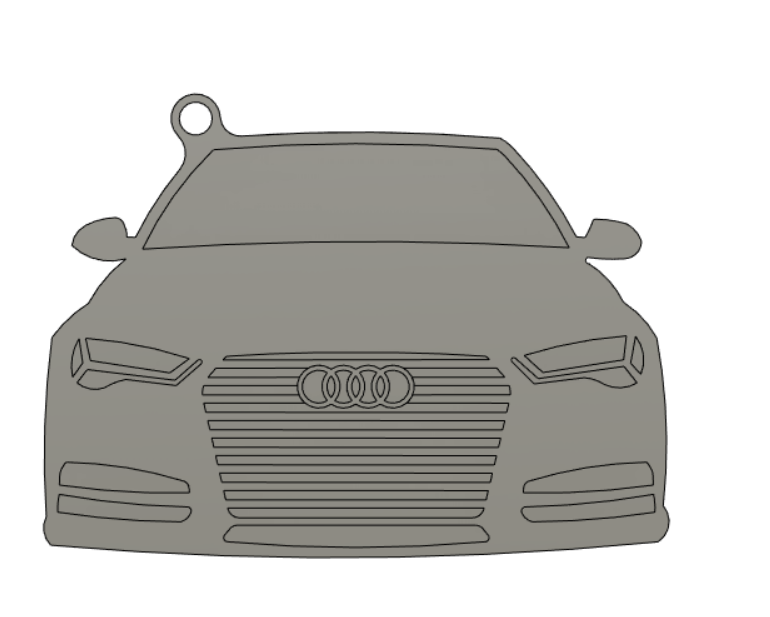 Audi A6 C7 keychain