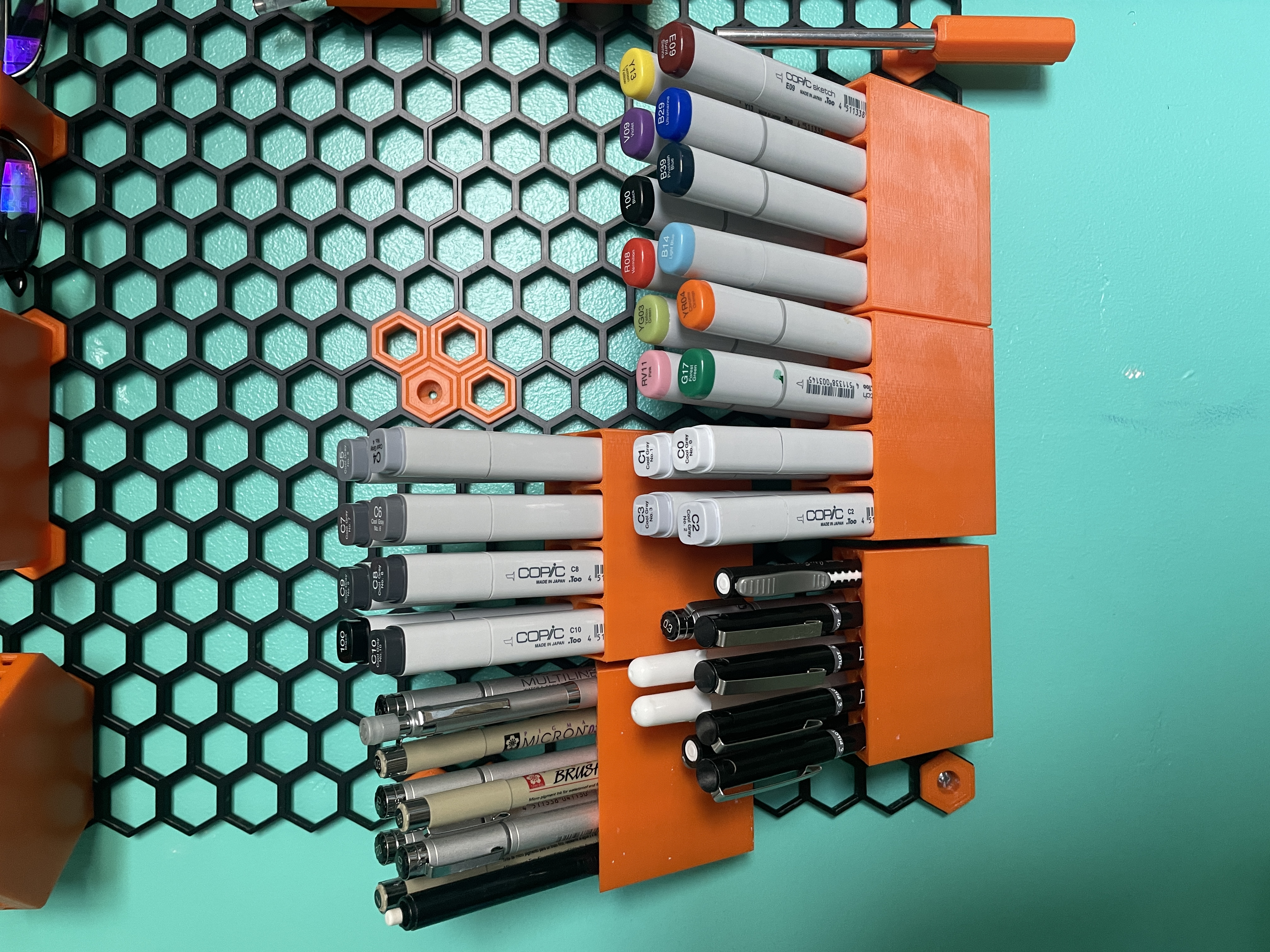 HSW Pen/Marker/Copic Holder 3D model thumbnail
