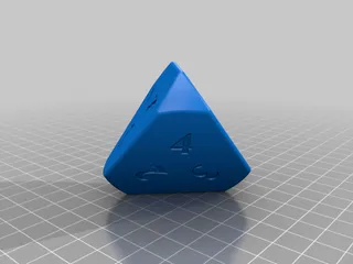 Positive Polyhedral Dice Mold Remix by brooke, Download free STL model