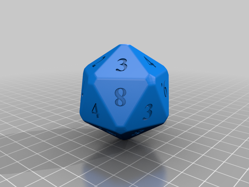 50 mm polyhedral dice by Alex Evans | Download free STL model ...