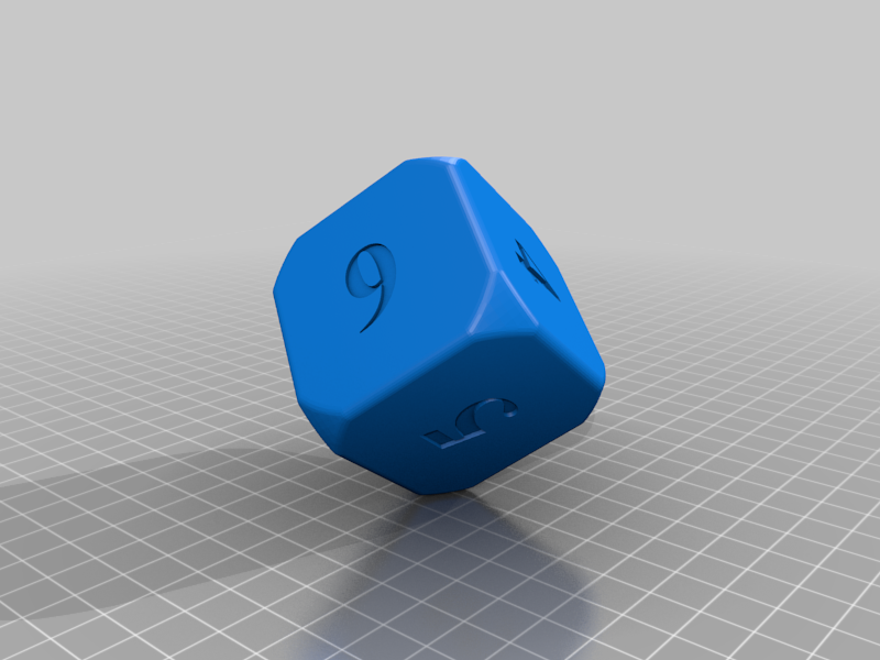 50 mm polyhedral dice — miniatura 14