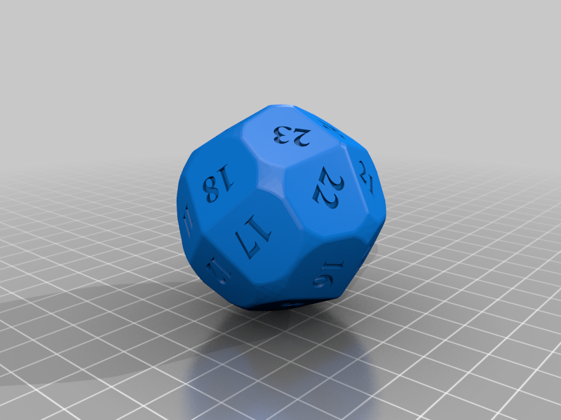 50 mm polyhedral dice by Alex Evans | Download free STL model ...