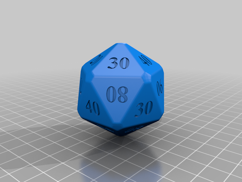 50 mm polyhedral dice — miniatura 26