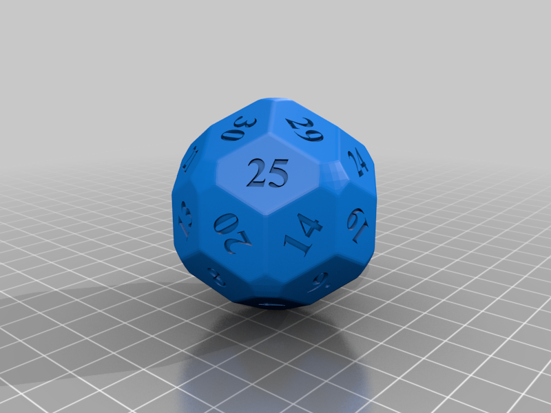 50 mm polyhedral dice — miniatura 32