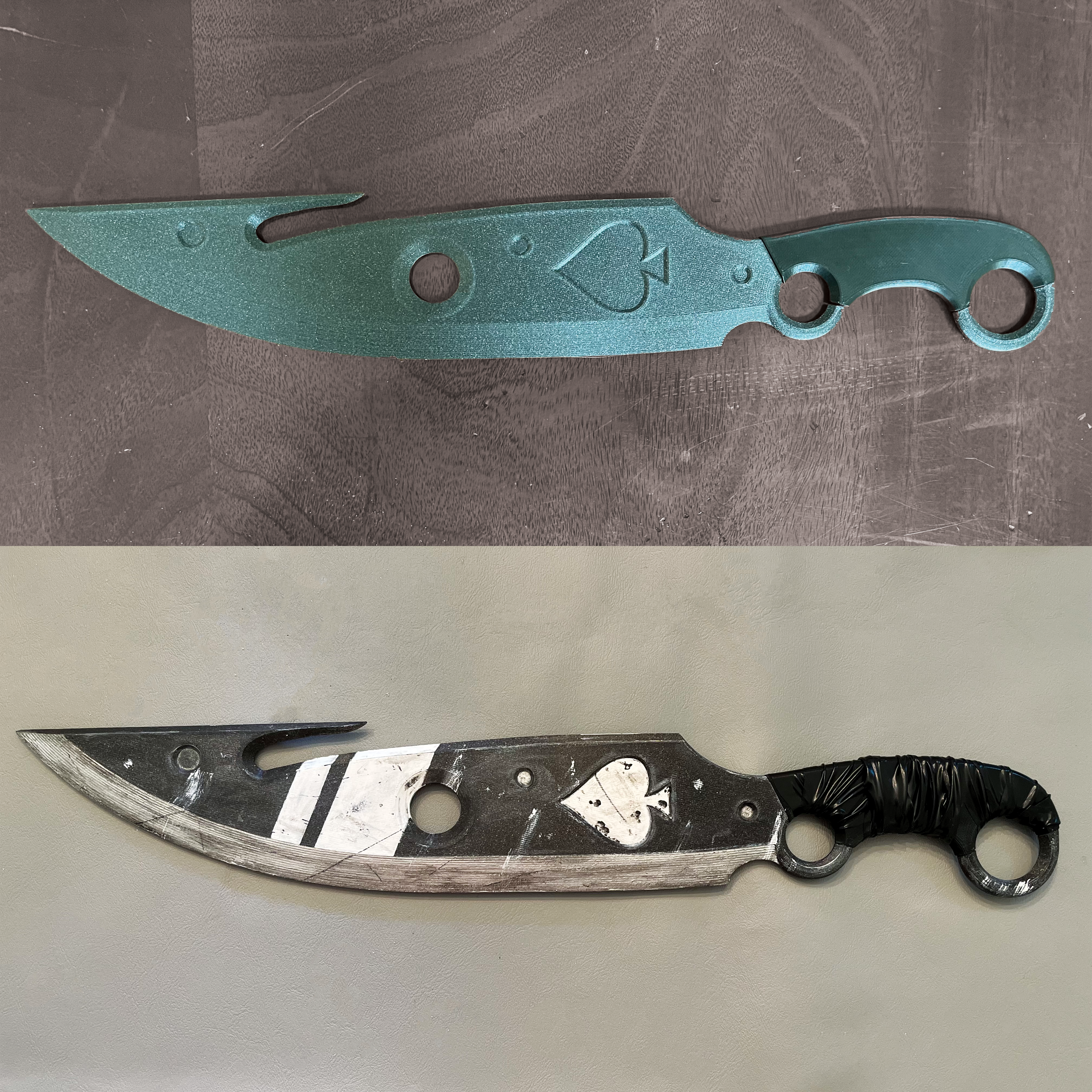 Destiny Hunter Knife (Cayde-6 "Ace of Blades" Version) - Separate Parts Remix