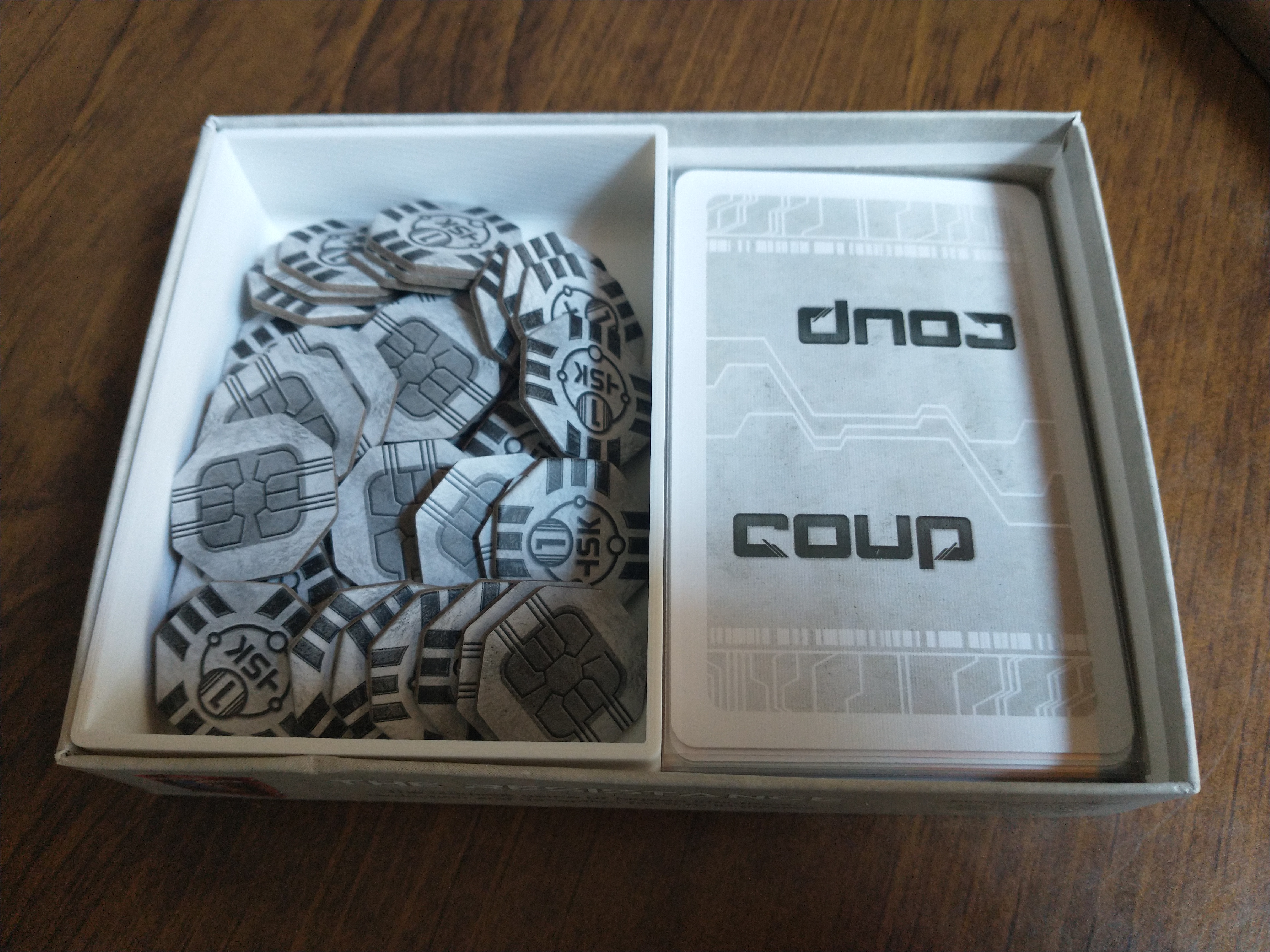 Coup board game Insert