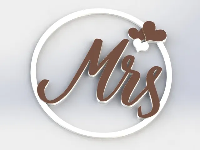 Mr & Mrs Circular Plate