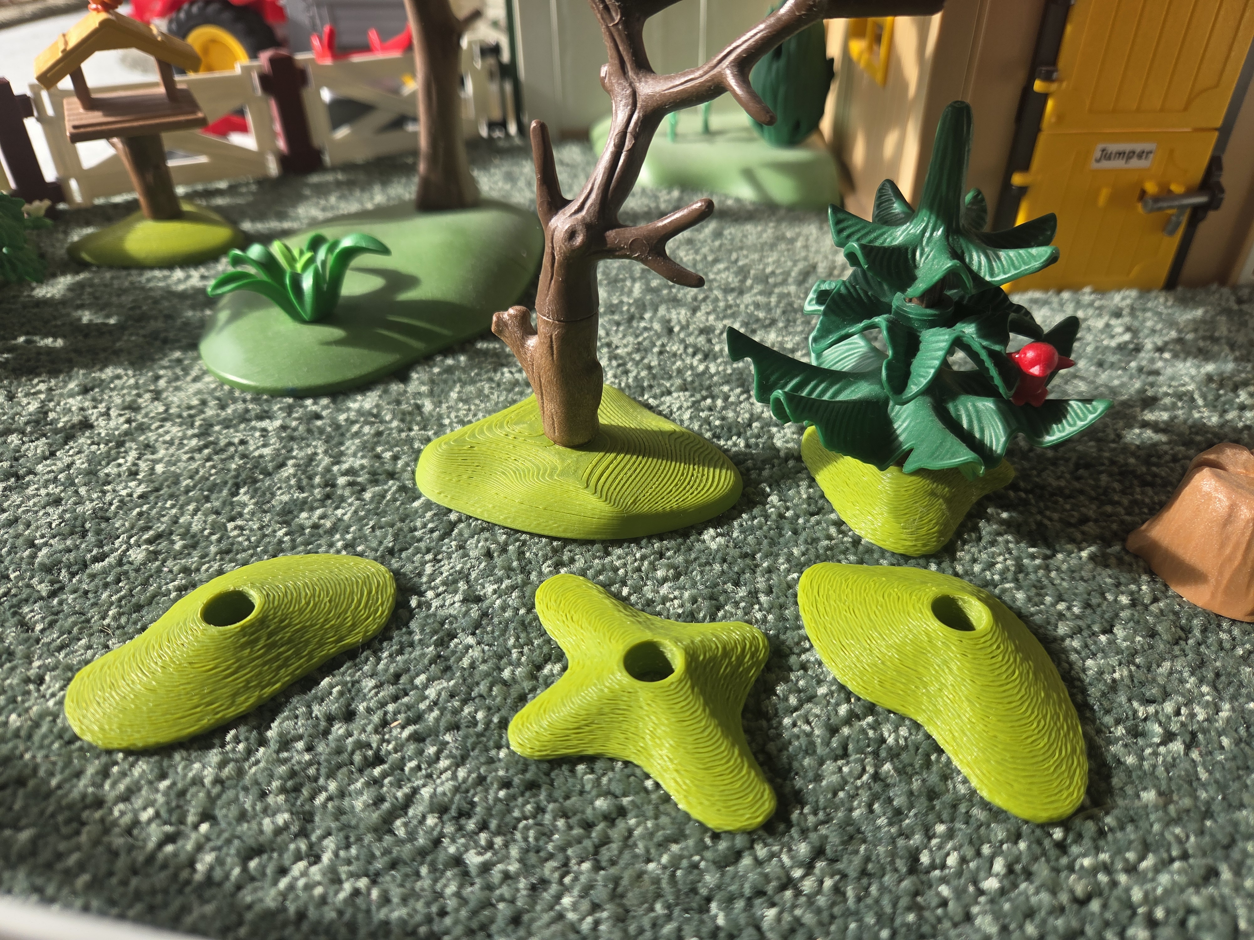 Playmobil Base Plates Trees (Various Sizes) / Bodenplatte für Bäume, Büsche, Zäune, ...