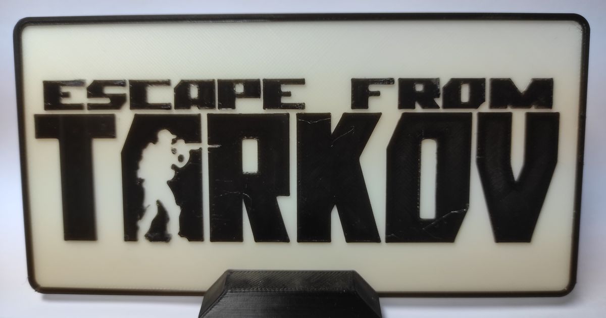 Escape form Tarkov sign by Detail Art Factory | Download free STL model ...