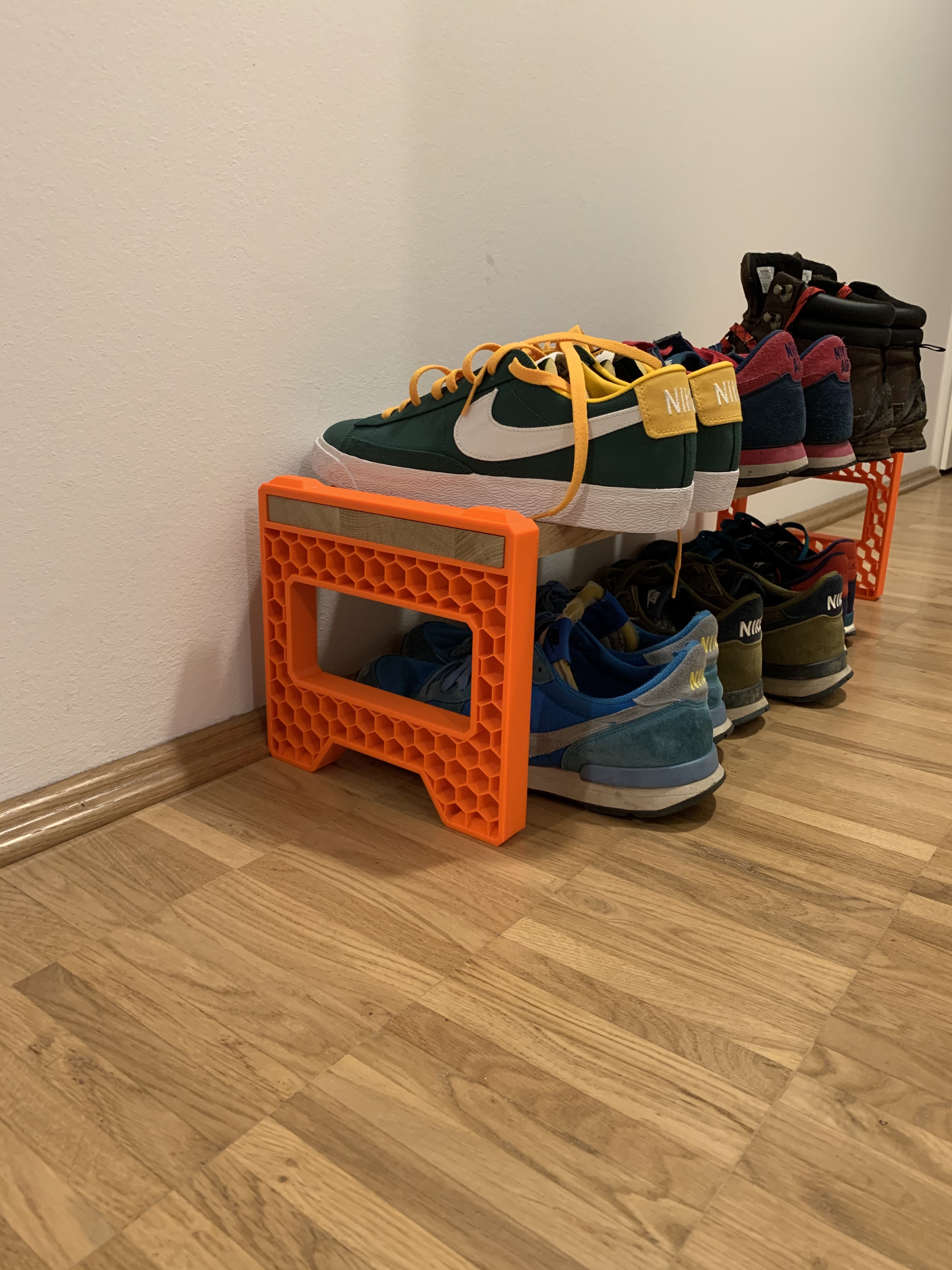Stackable Shoe Rack by 3DDIY