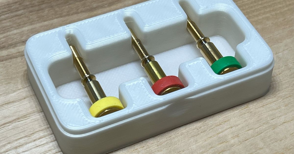 E3D Revo Nozzle Storage Box by kelvinite Download free STL model