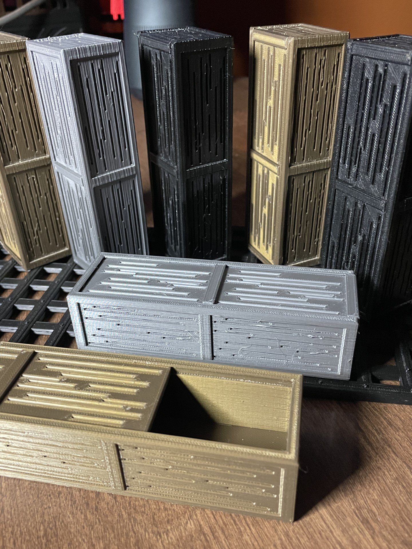 Groovy Wooden Storage Crate