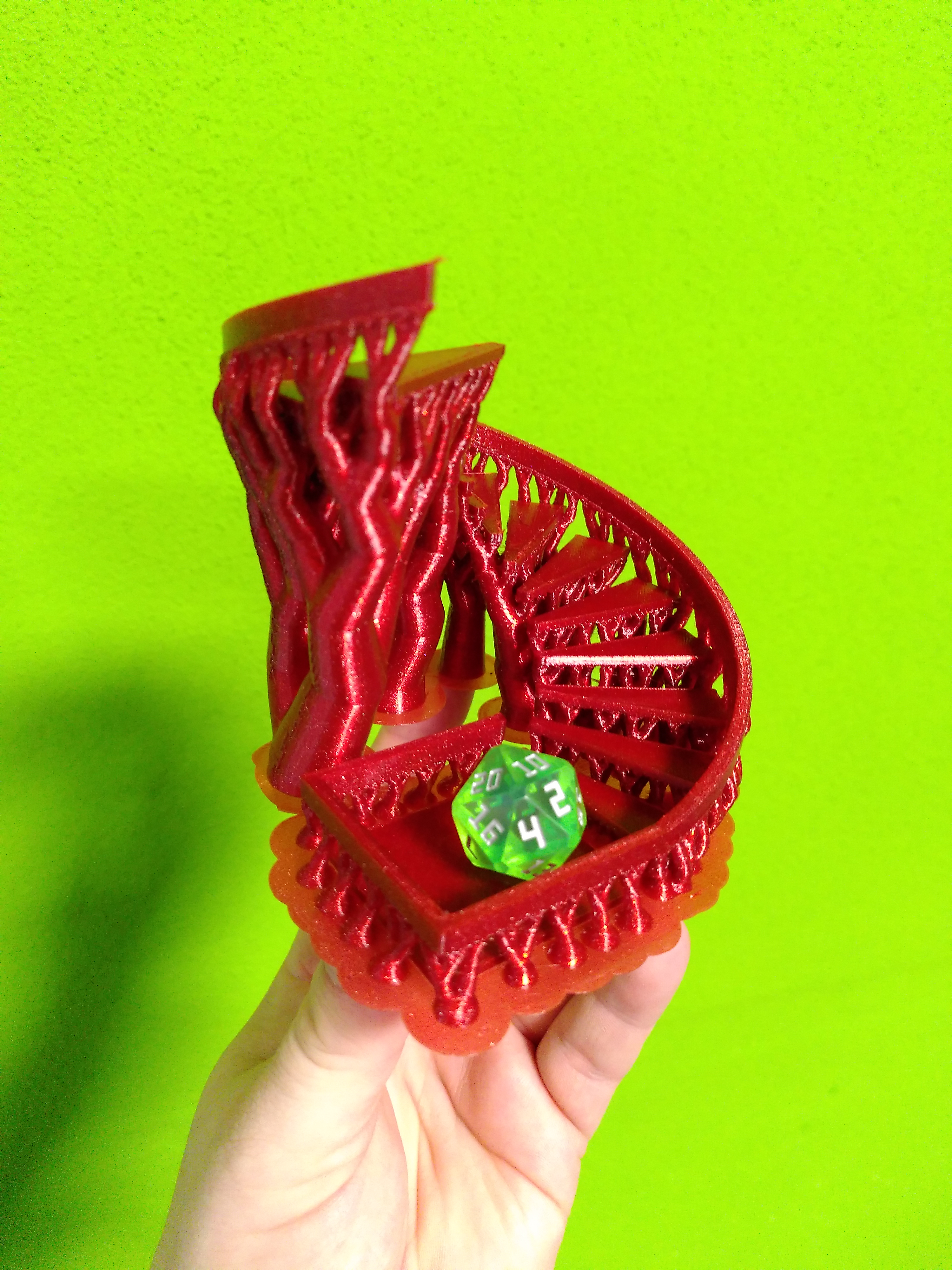 Organic Dice Tower "Staircase"