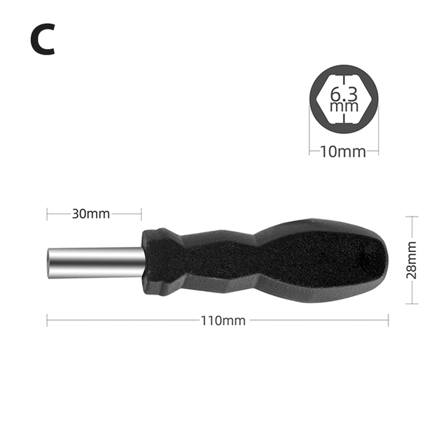 13 Piece Hex Shank Drill Bit Holder / case 1.5mm 6.5mm by
