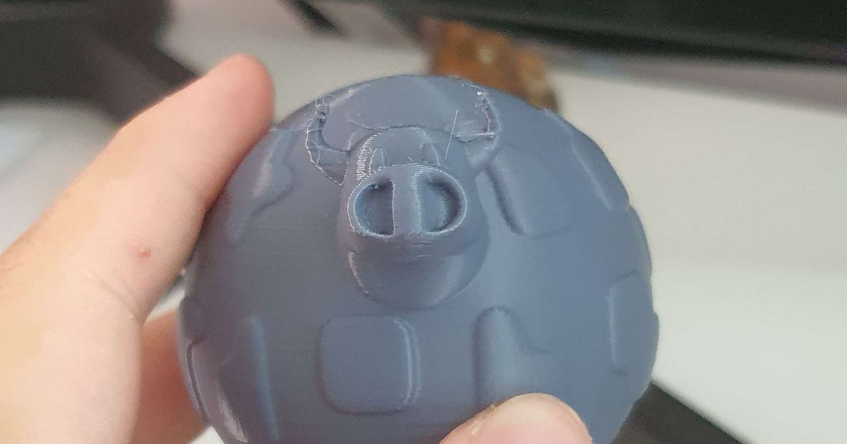Physics metaphor: Spherical cow von CrumplyLime | Kostenloses STL ...