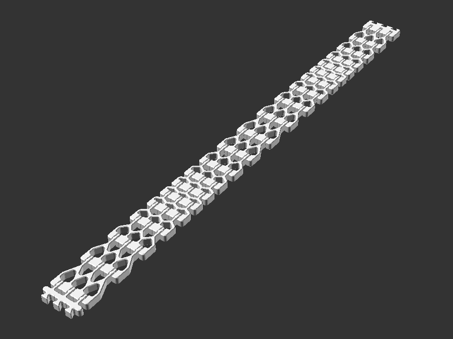 Miniatura 4 do modelo 3D Chain Bracelet